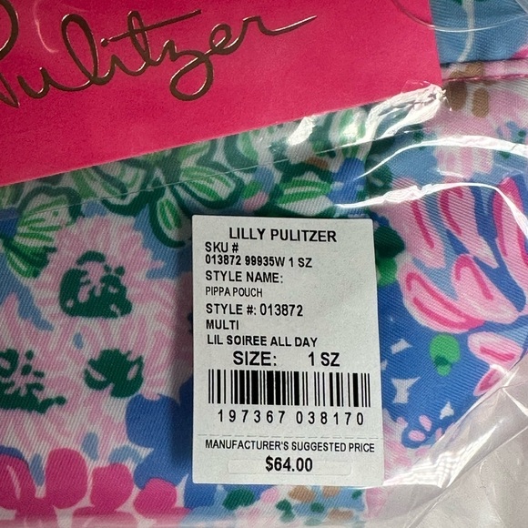 Lilly Pulitzer Pippa Pouch Multi Soirée All Day - Picture 4 of 4